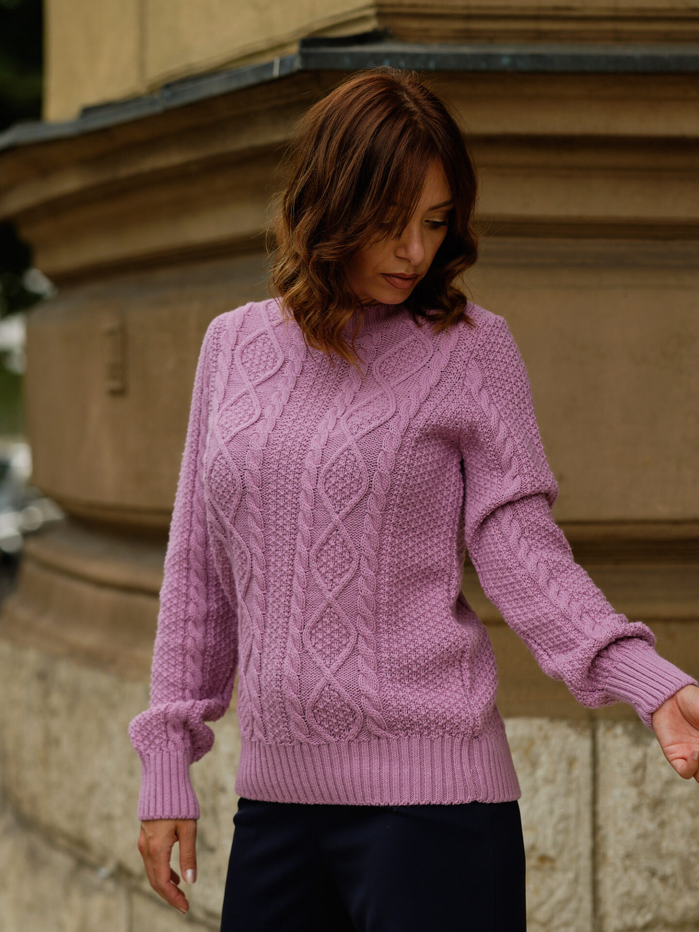 Ženski džemper od vune