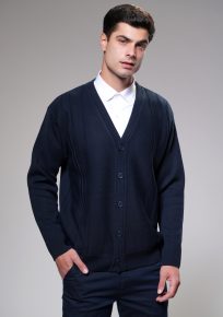 Muški džemper sa dugmad kopčanjem
