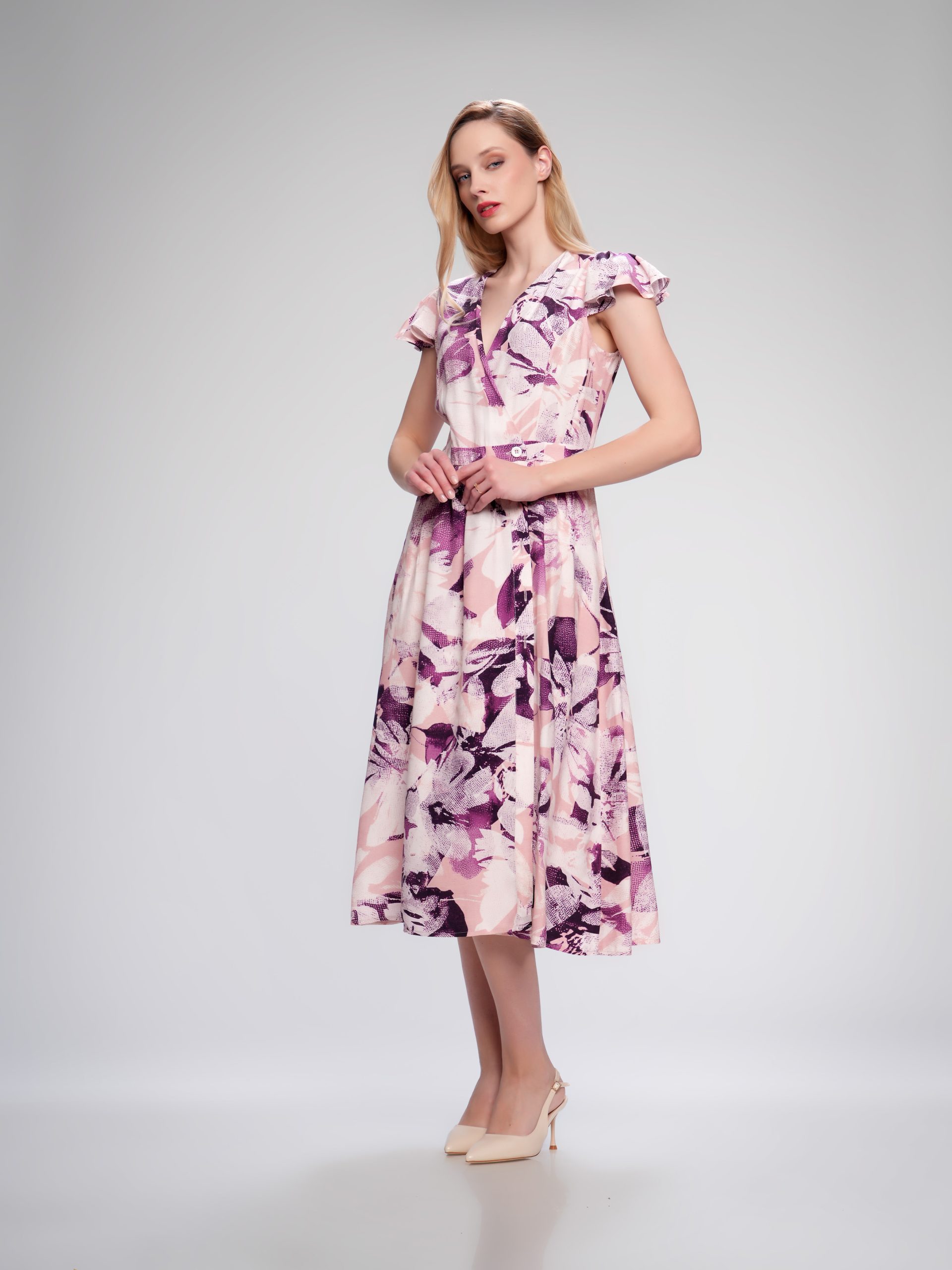 Haljina od viskoze sa džepovima